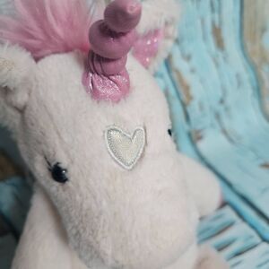 Scentsy Buddy Calypso Unicorn Plush 16” Pink Glitter Stuffed Animal Retired